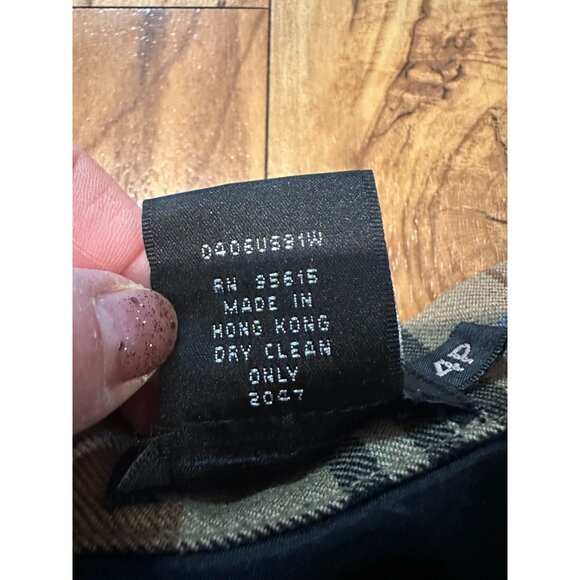 Rafaella Petites 100% Wool Plaid Skirt – Size 4P – Fringe Hem – Classic Style - Picture 4 of 8